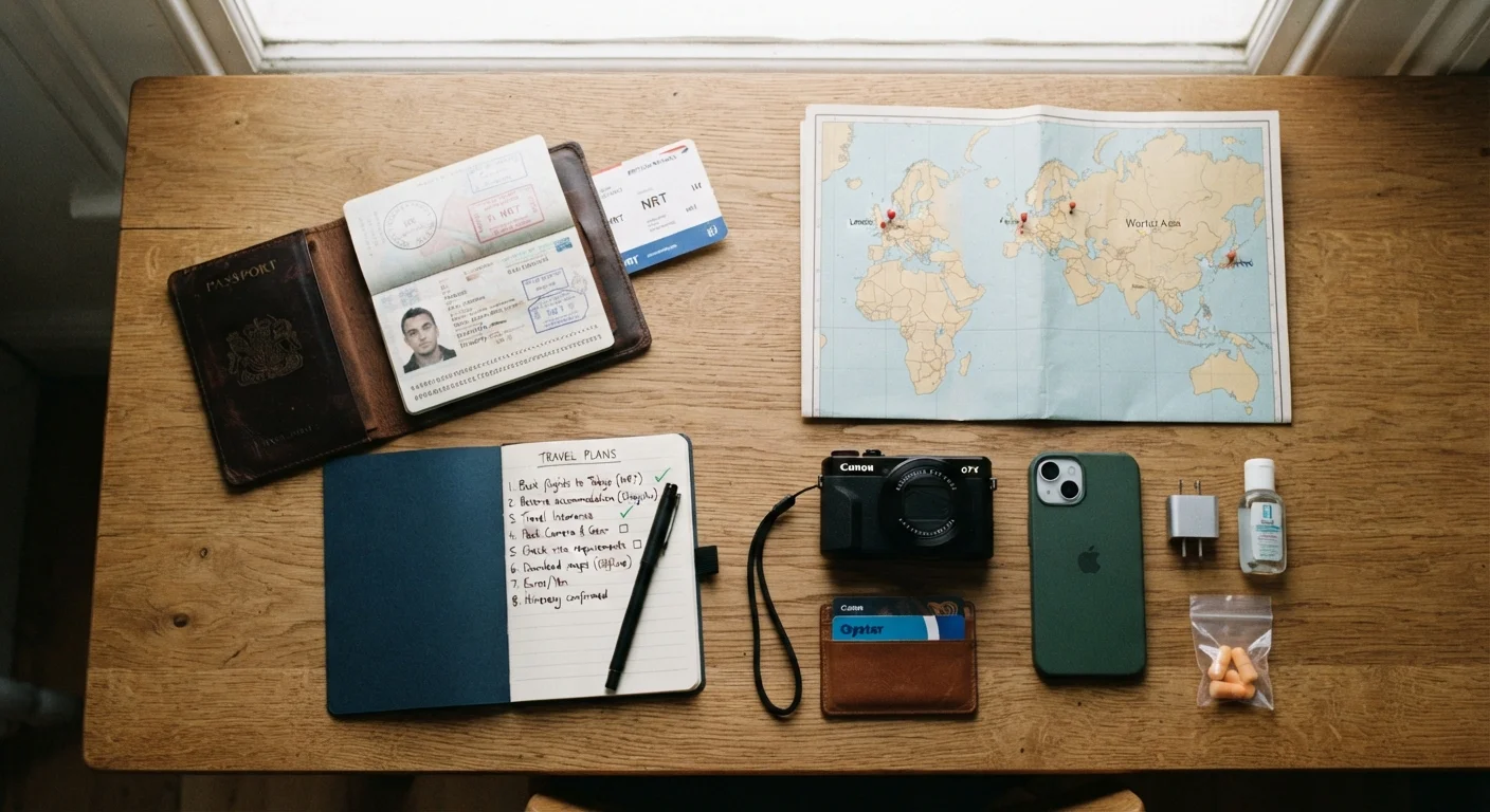 Before You Book Anything: A Pre-Trip Planning Checklist for First-Time Travelers
