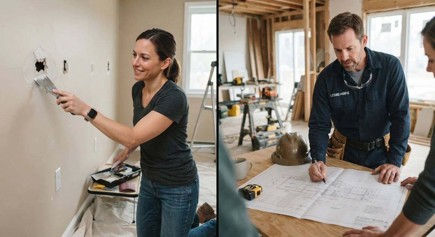 DIY Repairs vs. Licensed Contractor: Drawing the Right Line