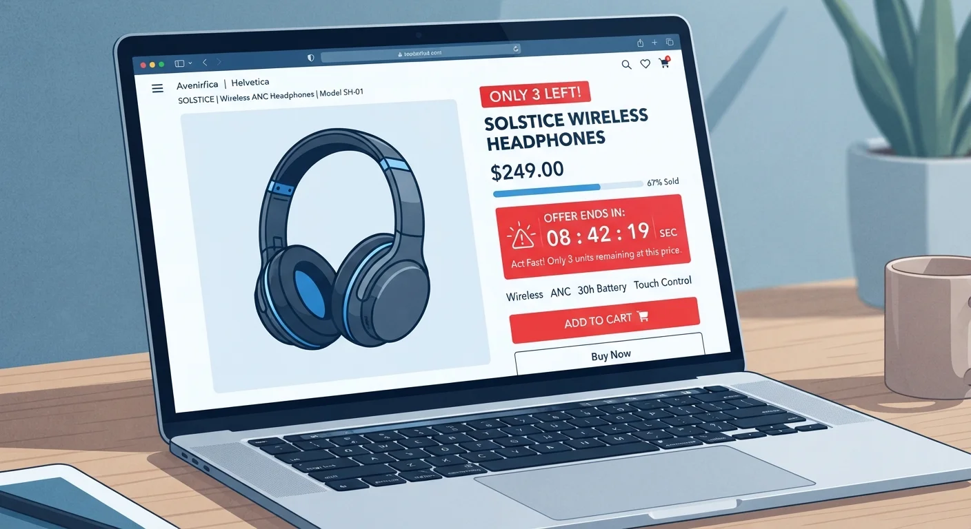 How Discount Countdown Timers and 'Low Stock' Warnings Shape Your Decisions