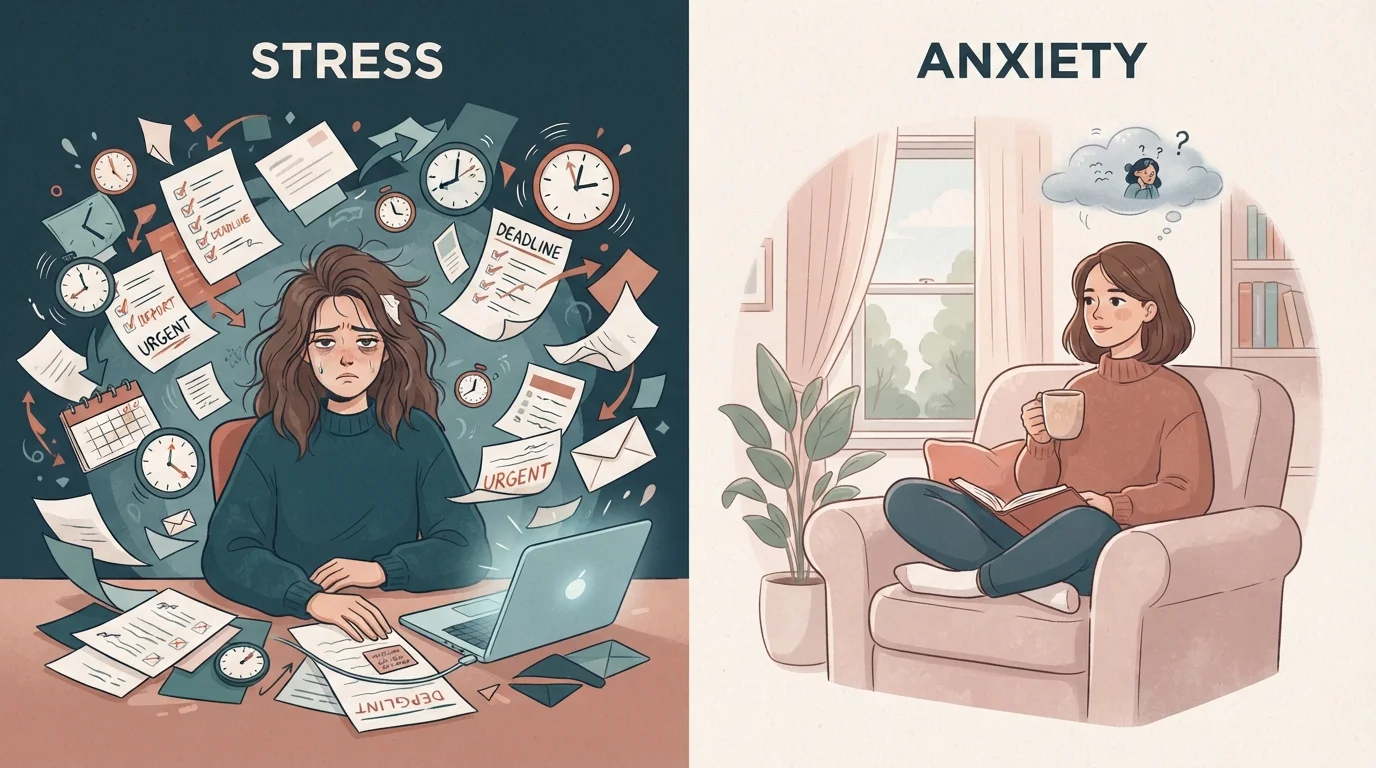 Stress vs. Anxiety: How to Tell Them Apart