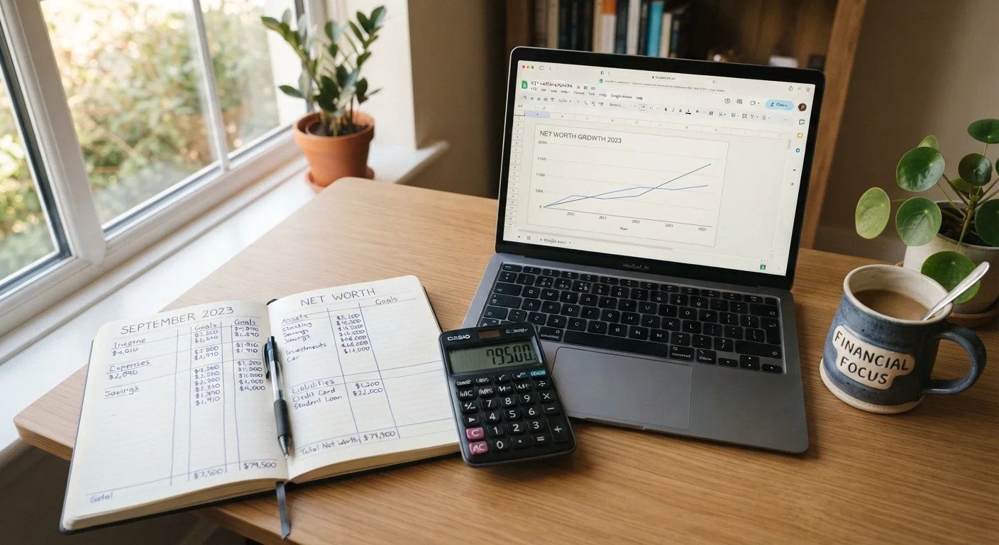 Tracking Net Worth Alongside Your Monthly Budget