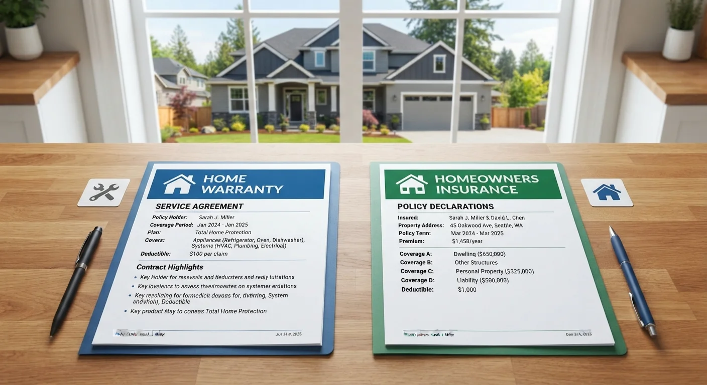 Understanding Home Warranties vs. Homeowners Insurance